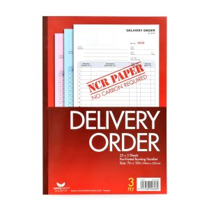Unicorn Stationery NCR Delivery Order 3 Ply (7" x 10"/25 x 3 Sheets) B828