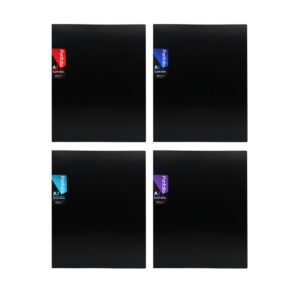 Unicorn Stationery A3 Black Refillable Portfolio Clear Book Holder File UCB-A3-20RB