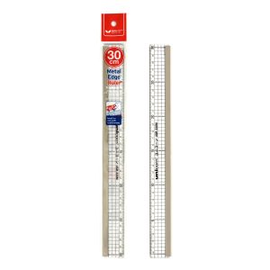 Unicorn Stationery 30cm Metal Edge Graphic Ruler with Grid UGR-330M