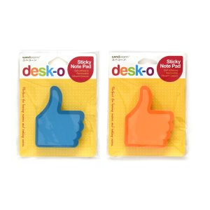 Unicorn Stationery Thumb Sticky Note (80mm x 63mm) USN-709FS-100'S Random Colour