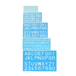 Unicorn Stationery Alphabet Numbers Stencil Ruler ABC Ruler SR-710/720/730/740/750