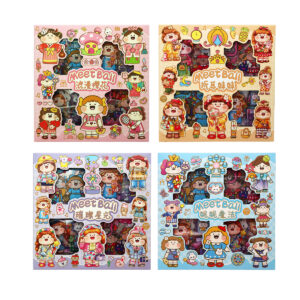 *CLEARANCE* Journal Fancy PET Sticker 25PCS X 4 Random Design
