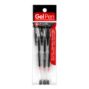 *CLEARANCE* 3'S LI-0.5 Gel Pen Black LI-2021C